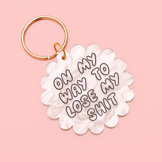 On My Way Keyring