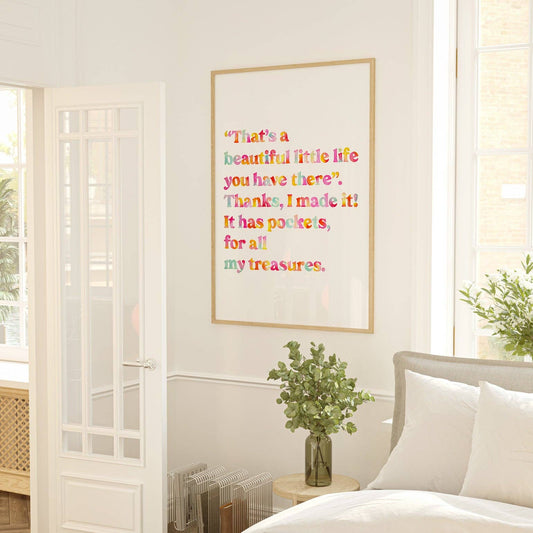 Beautiful Little Life Art Print: A5 Size
