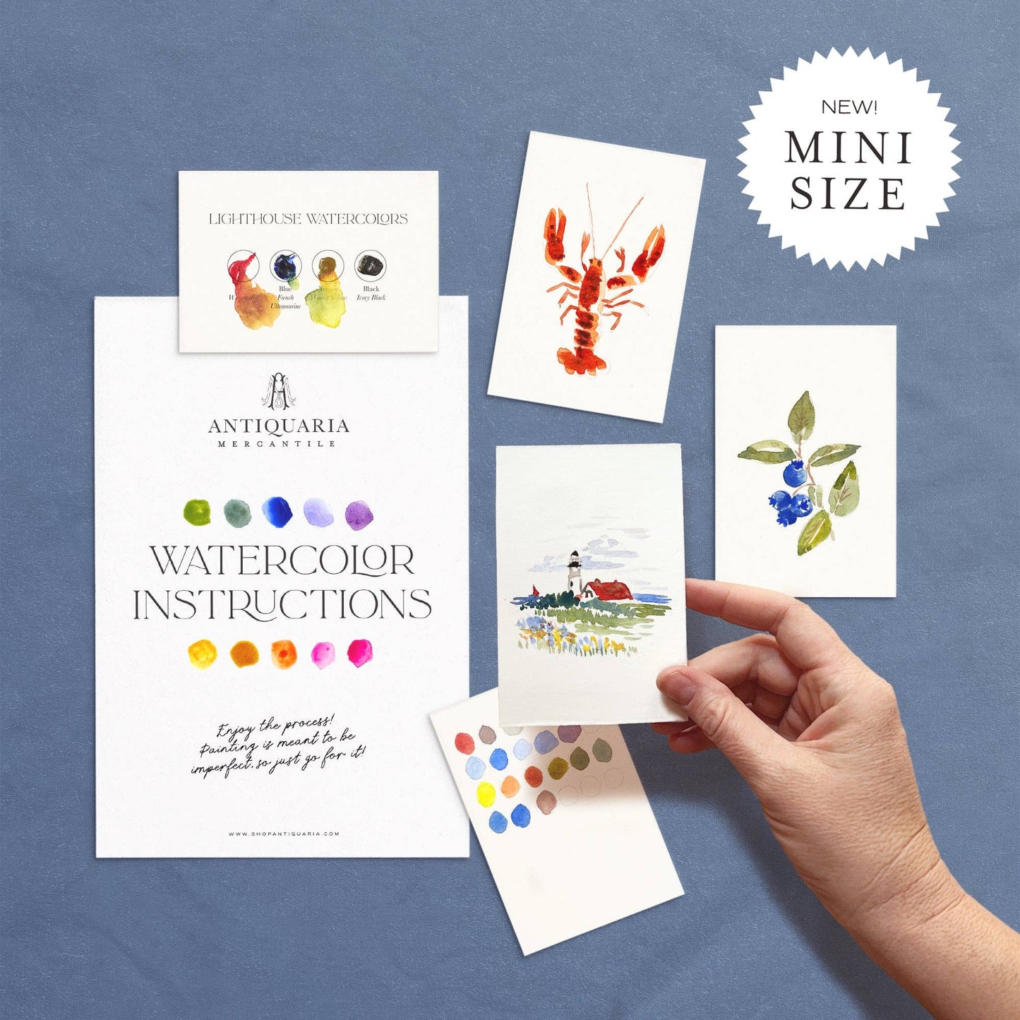 Mini Watercolour Painting Kit: Lighthouse