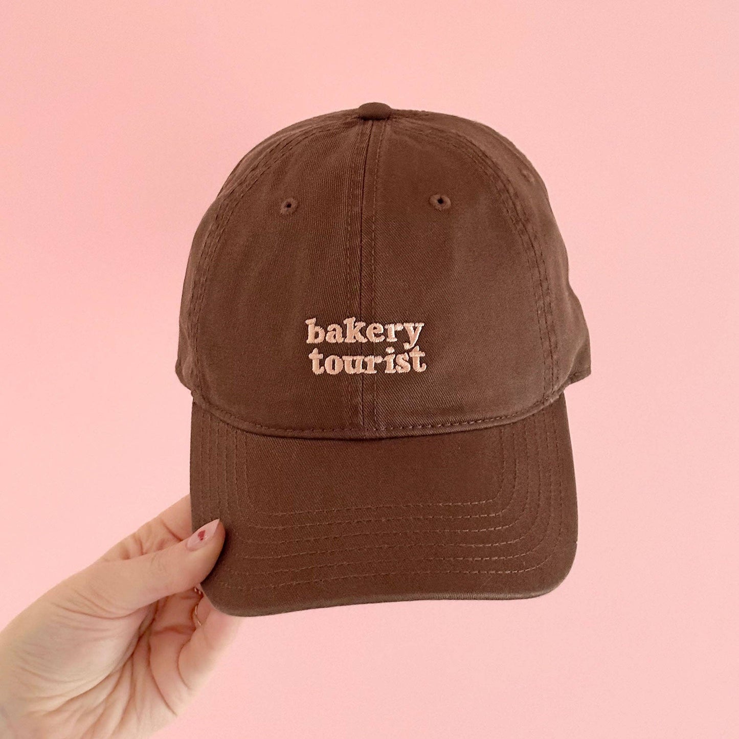 Bakery Tourist - Cotton Baseball Cap - Cocoa