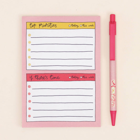Top Priorities Notepad - Size A6