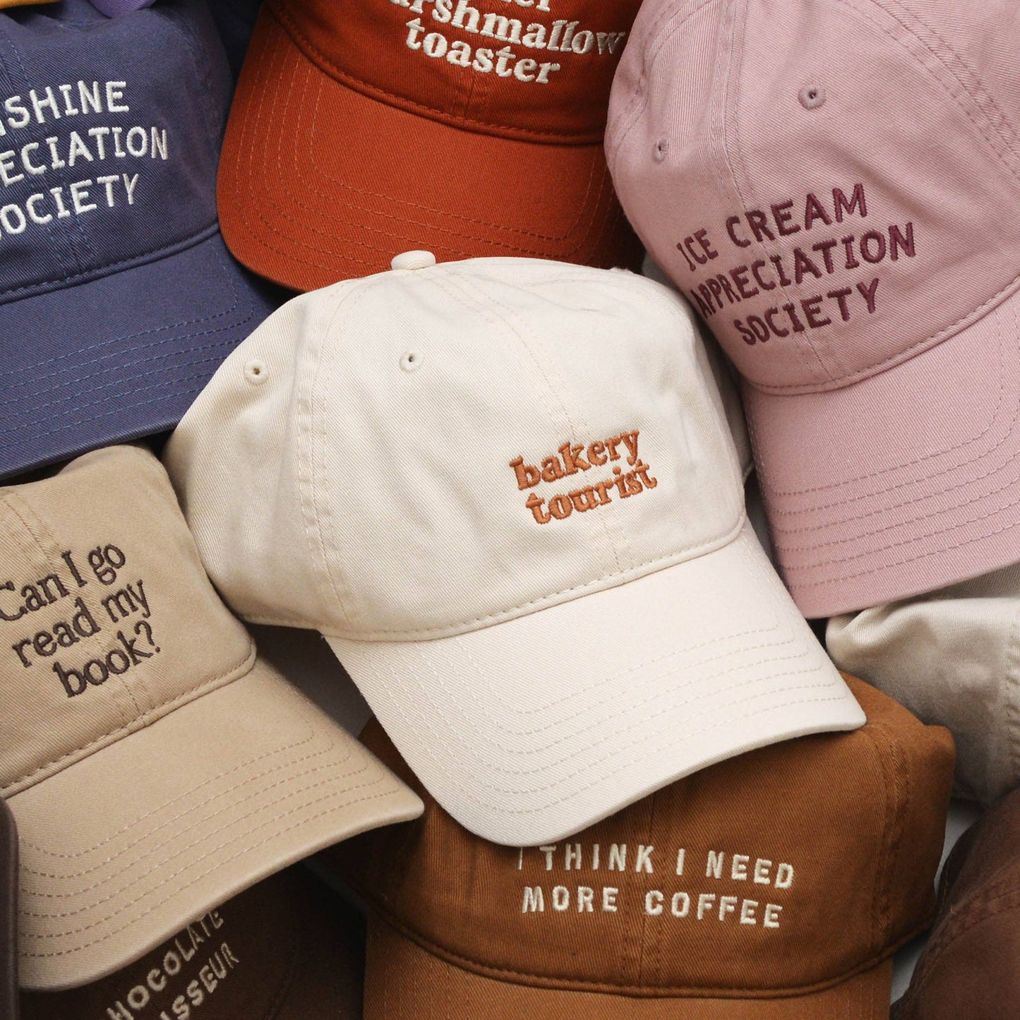 Bakery Tourist - Cotton Baseball Cap - Vanilla