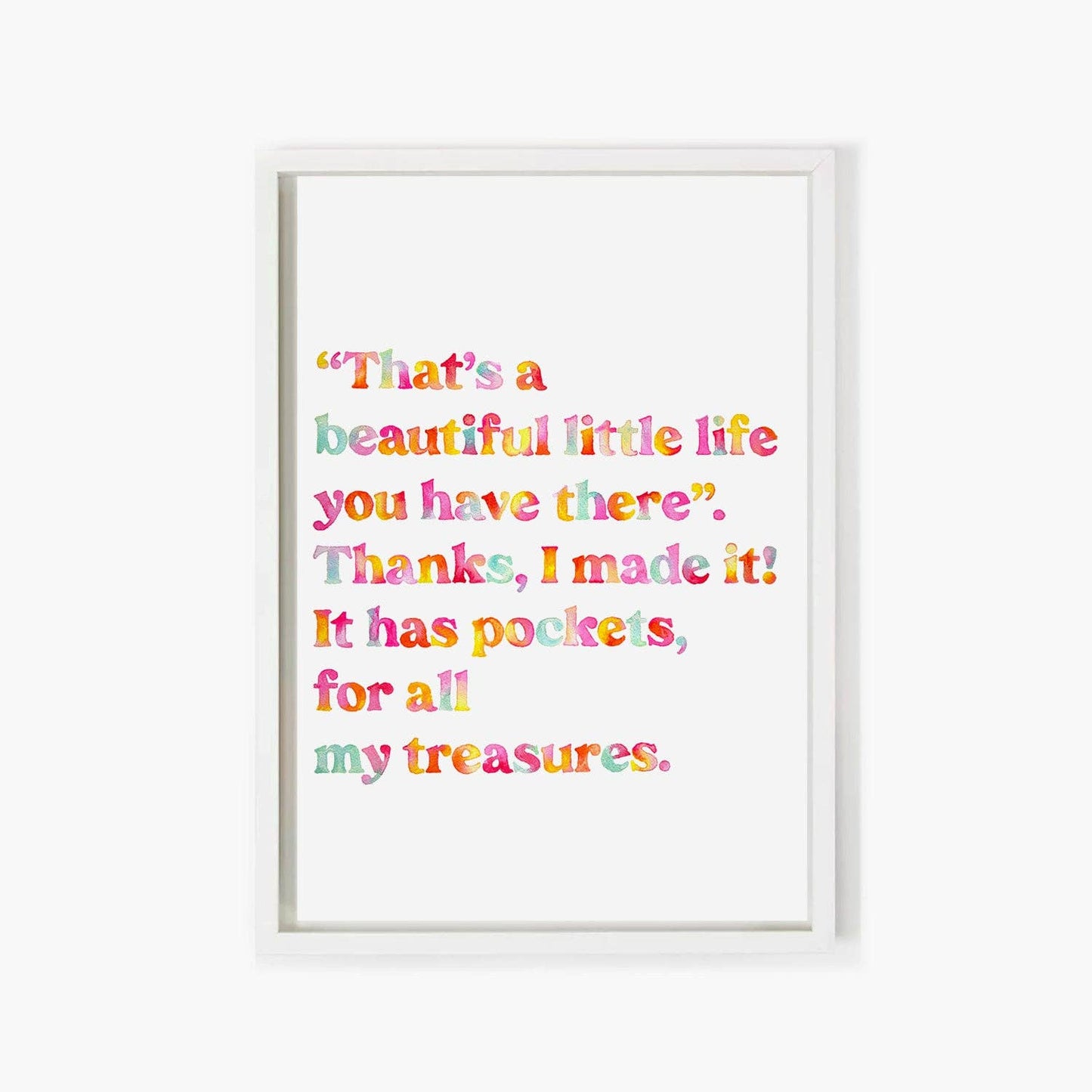 Beautiful Little Life Art Print: A5 Size