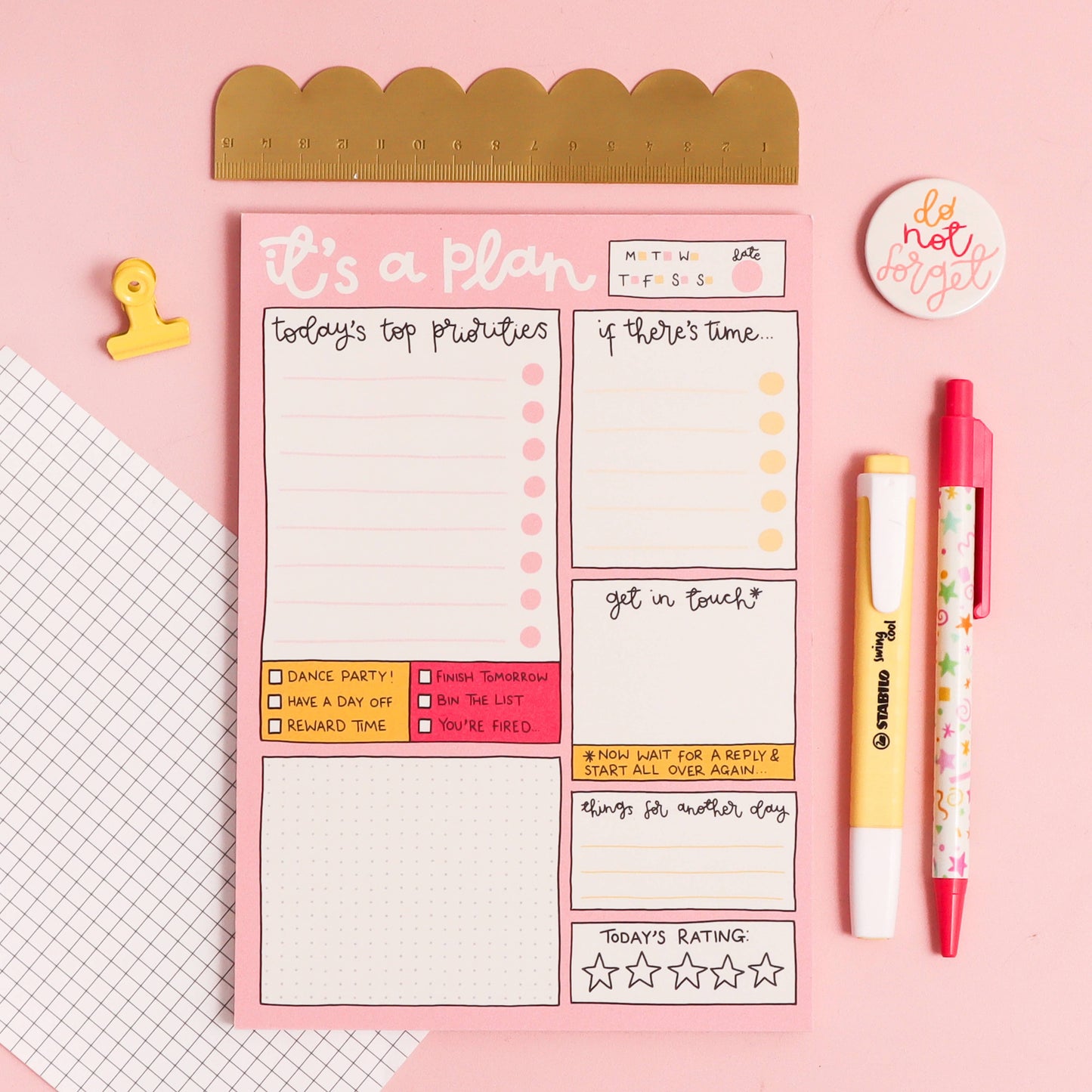 Daily Planner - A5 Size
