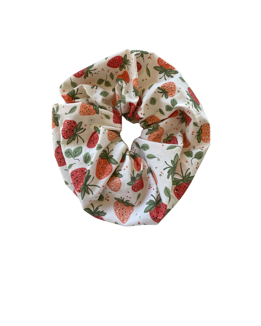 Strawberry Patch Scrunchie