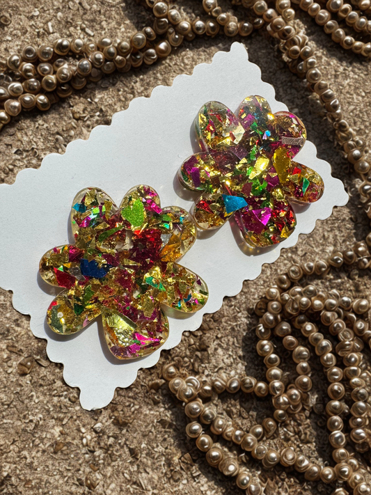 Luxe Flower Studs