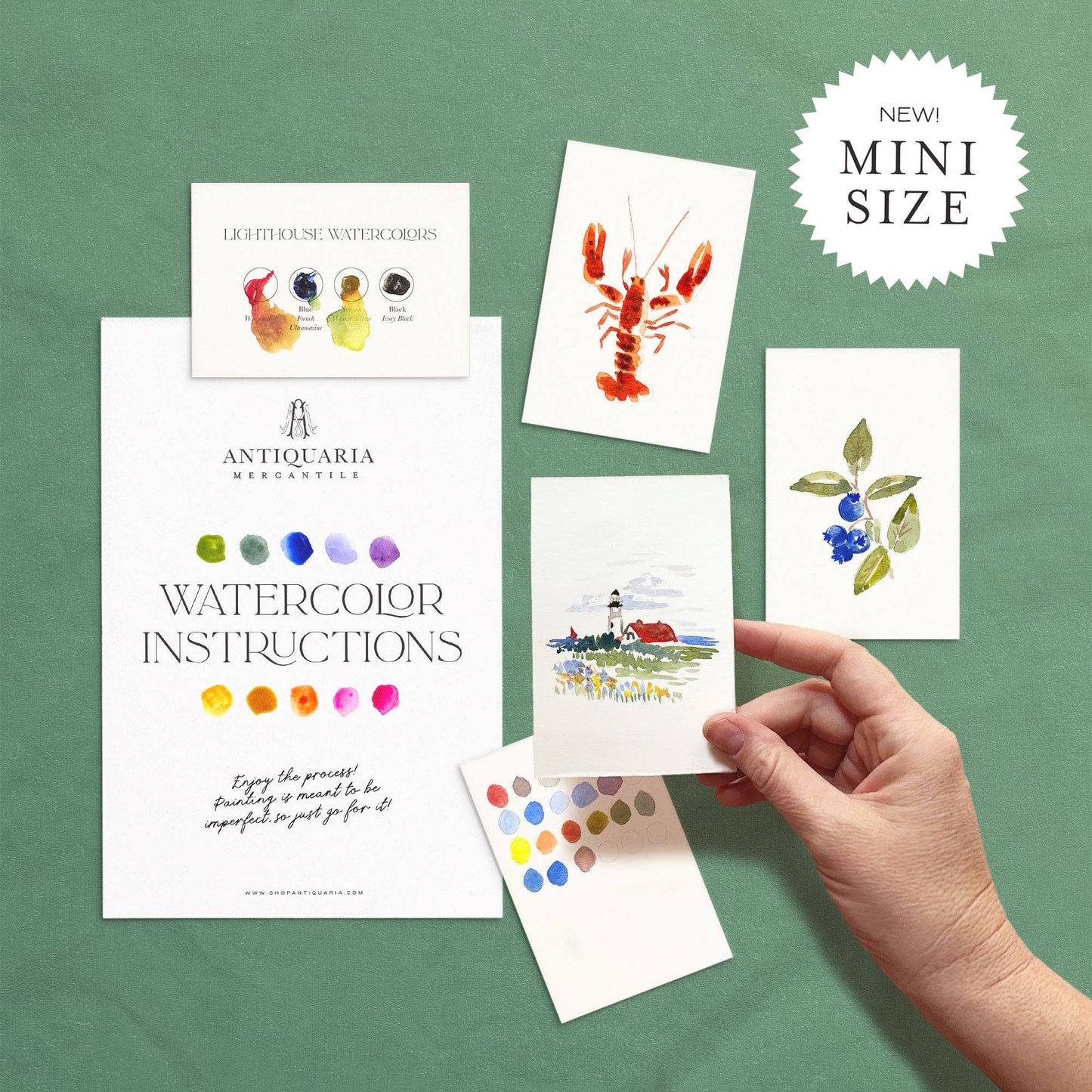Mini Watercolour Painting Kit: Lighthouse