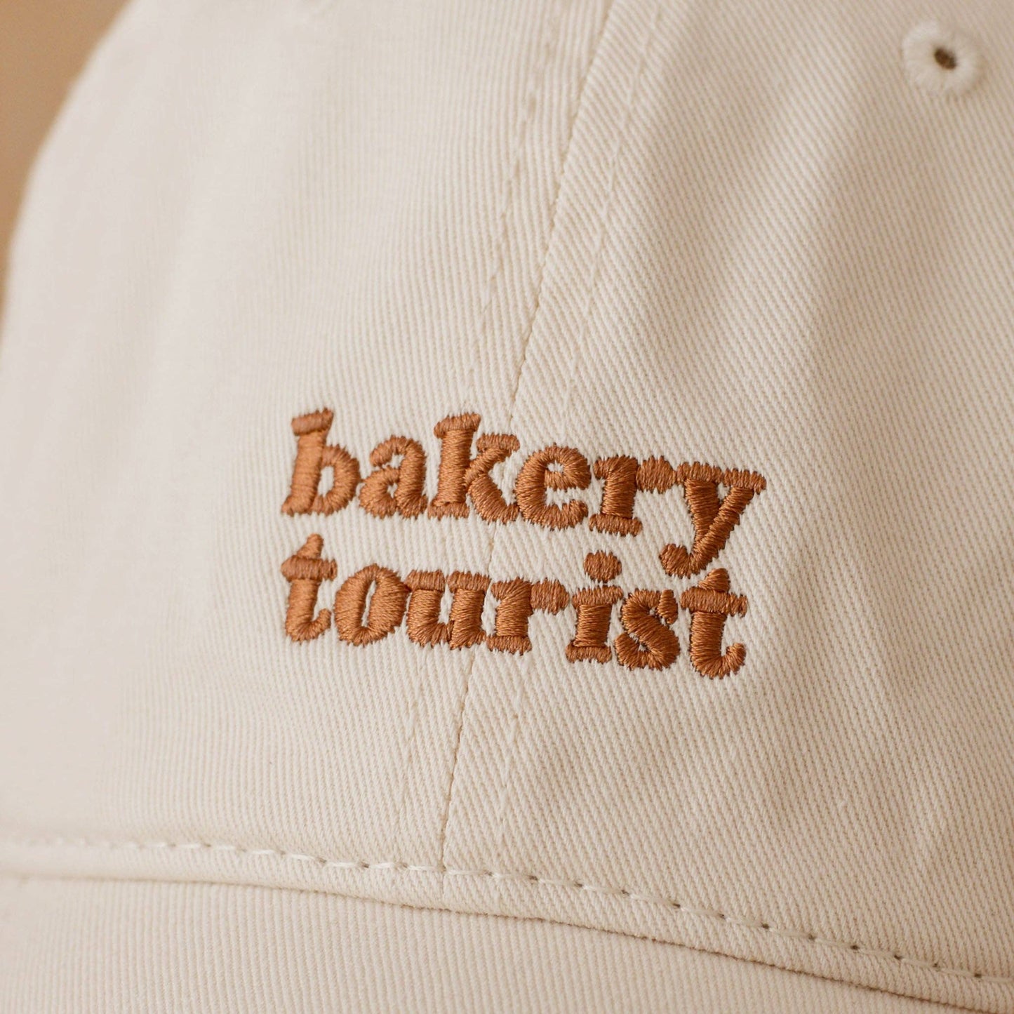 Bakery Tourist - Cotton Baseball Cap - Vanilla