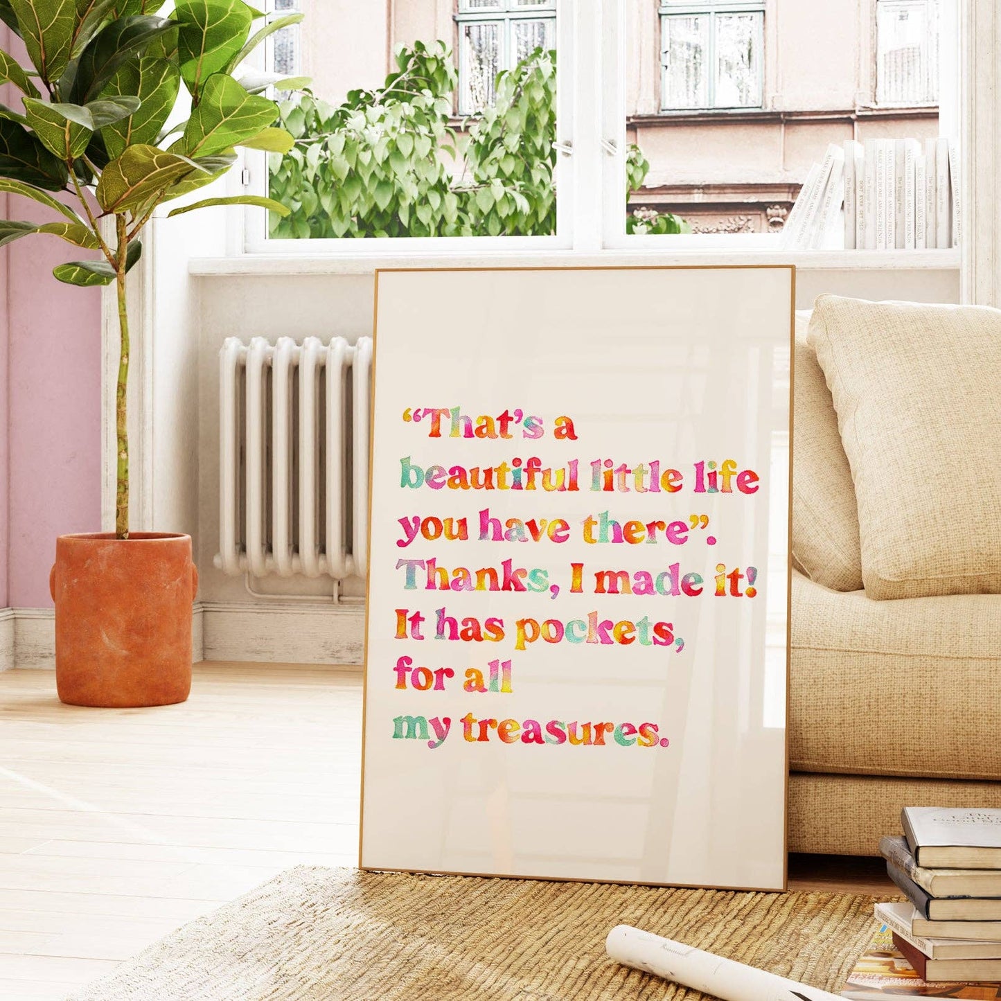 Beautiful Little Life Art Print: A5 Size