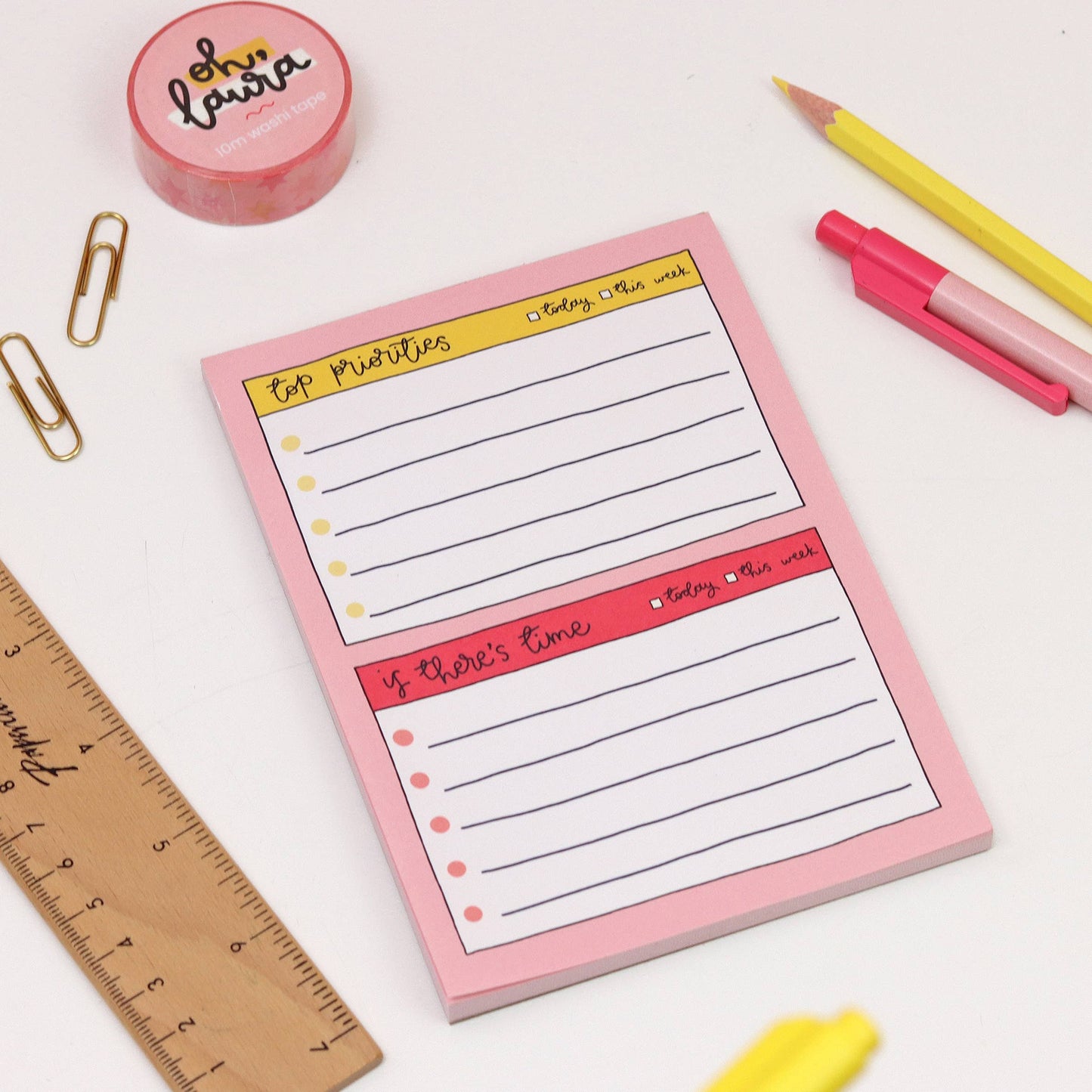 Top Priorities Notepad - Size A6