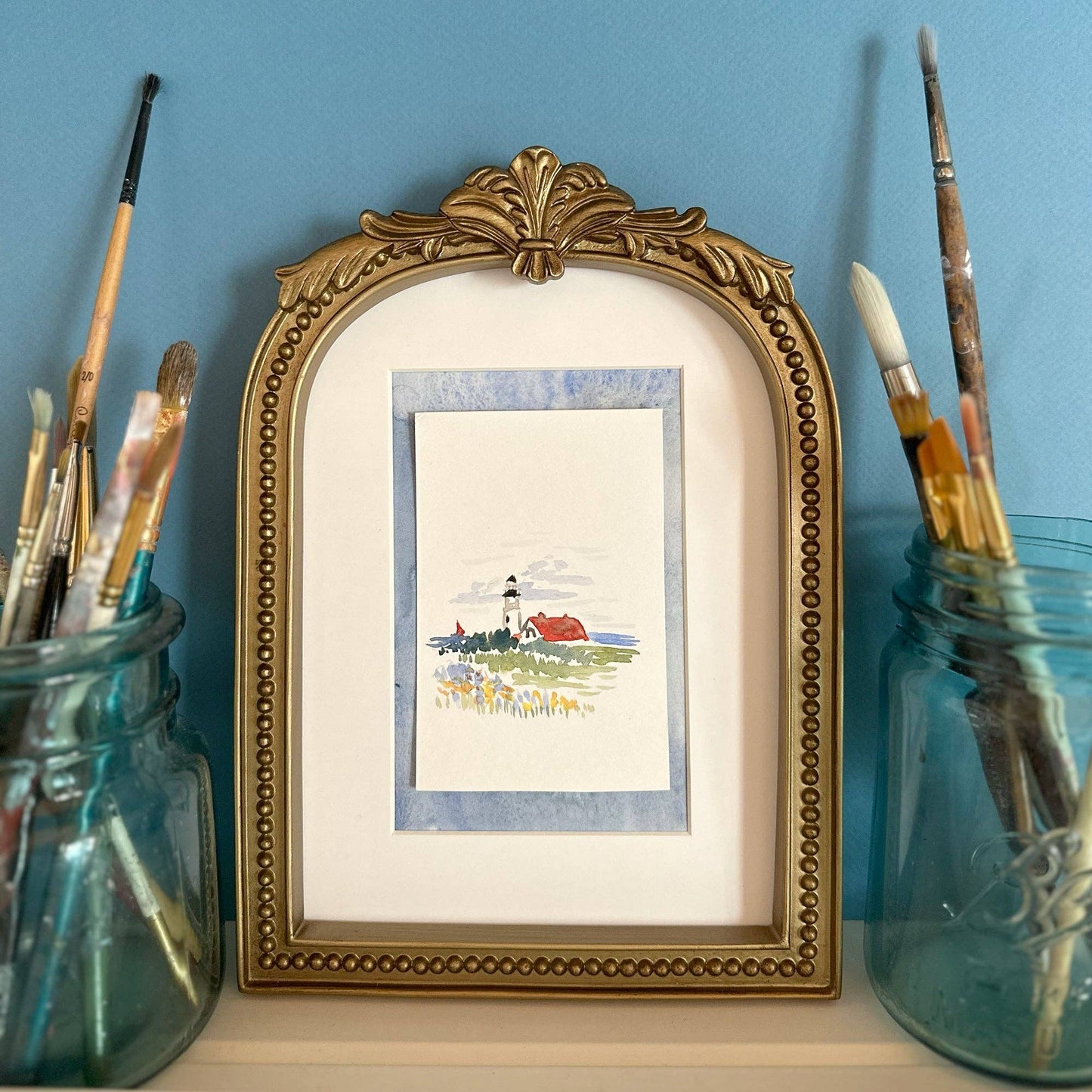 Mini Watercolour Painting Kit: Lighthouse