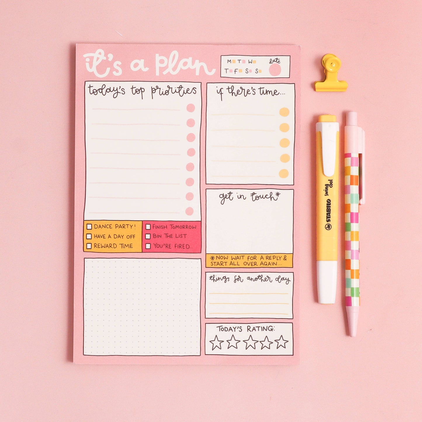 Daily Planner - A5 Size