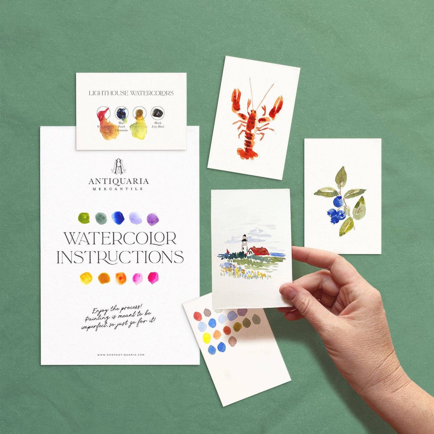 Mini Watercolour Painting Kit: Lighthouse
