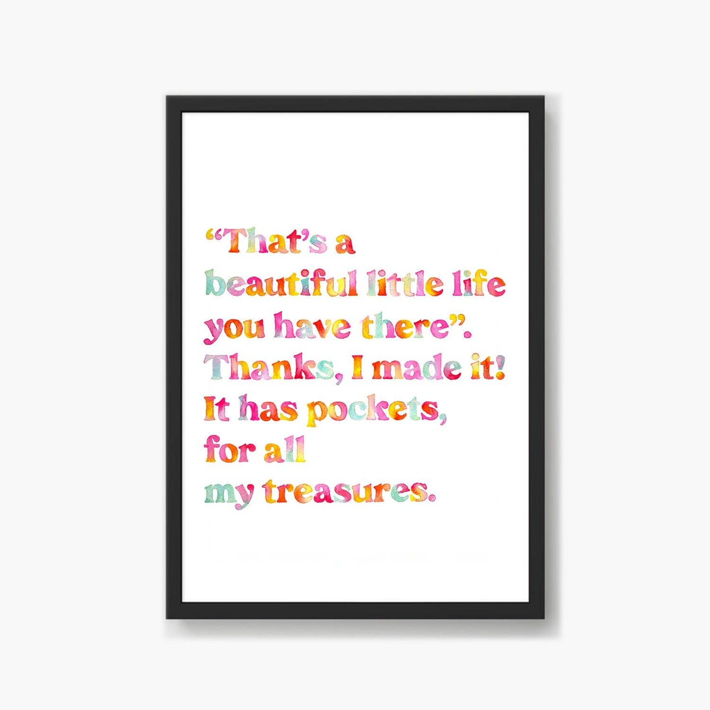 Beautiful Little Life Art Print: A5 Size