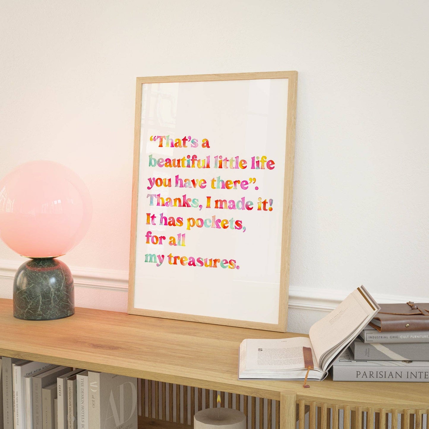 Beautiful Little Life Art Print: A5 Size